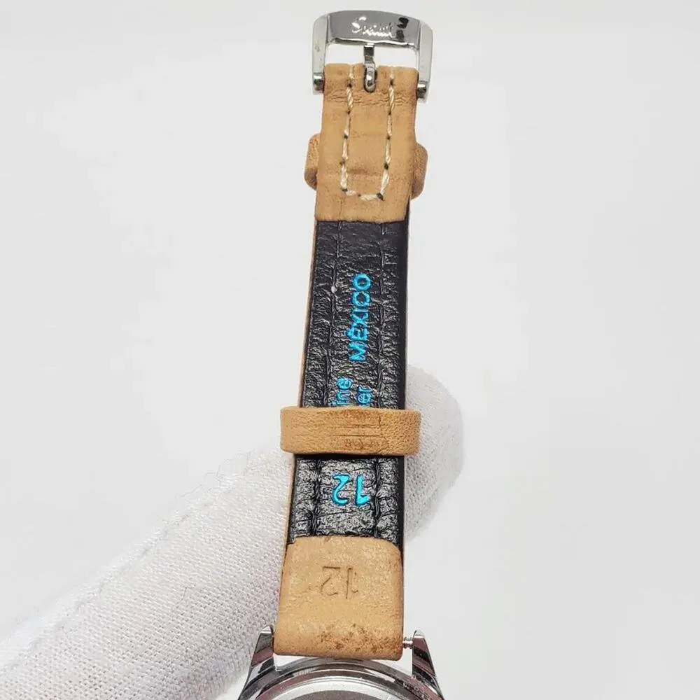 Disney X Lorus Mickey Mouse Vintage Watch with Tan Band